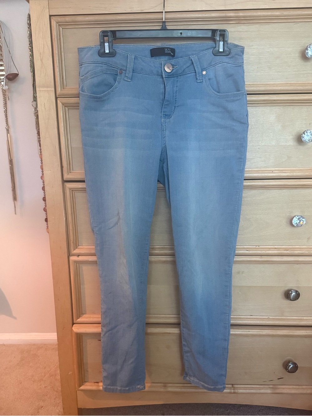 1822 Denim Light Blue jeans - Stretch Back-Pocket Slim Fit